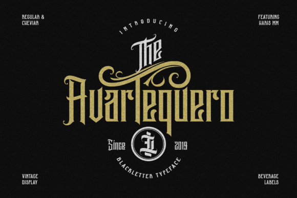 Avartequero: Bold Blackletter for Modern Design