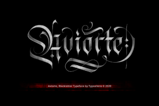 Aviorte: The Elegant Blackletter Typeface for Modern Branding