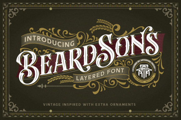 Beardsons: A Vintage Blackletter for Modern Design