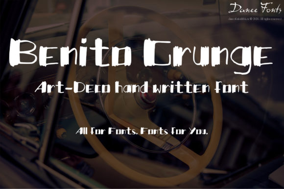 Benito Grunge: Elevate Your Designs with Art-Deco Charm