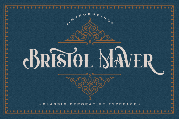 Bristol Maver: Elevating Brand Identity with Bold Blackletter Design