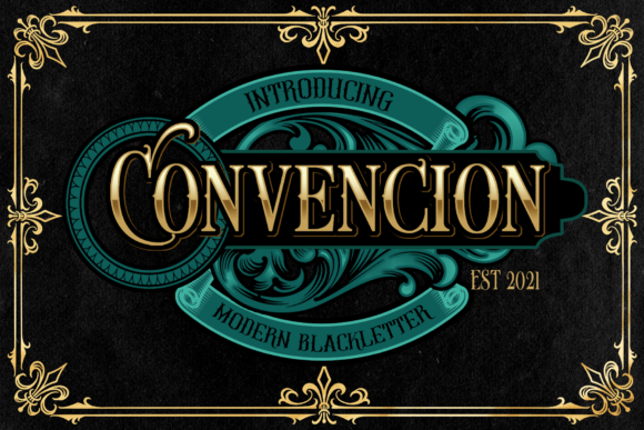Convencion: Evaluating a Victorian Blackletter for Modern Design Workflows