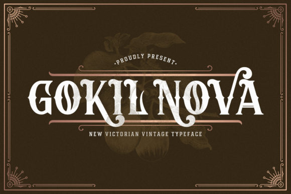 Gokil Nova: A Vintage Blackletter Font for Bold Designs