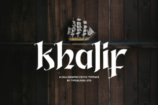 Khalif: Elevating Design with Celtic-Inspired Blackletter