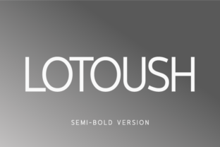 Lotoush Semi-Bold: The Balanced Choice for Modern Design