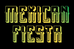 Mexican Fiesta: A Bold Blackletter for Festive Branding