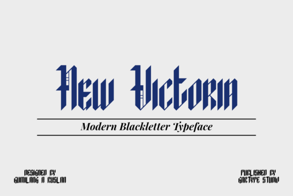 New Victoria: The Bold Blackletter for Standout Design