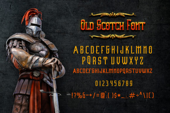 Old Scotch: Bold Blackletter for Authentic Design