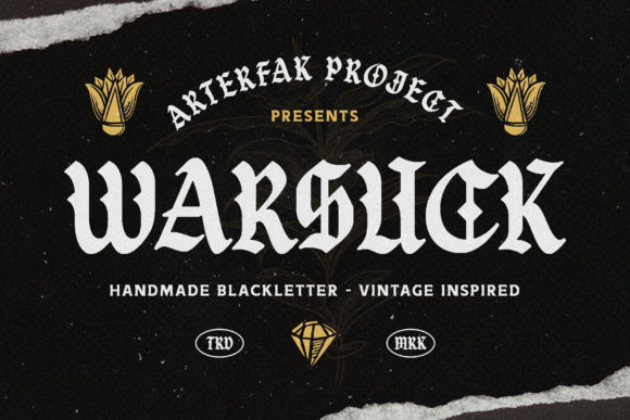 Warsuck: The Heavy-Hitting Blackletter Font for Bold Branding